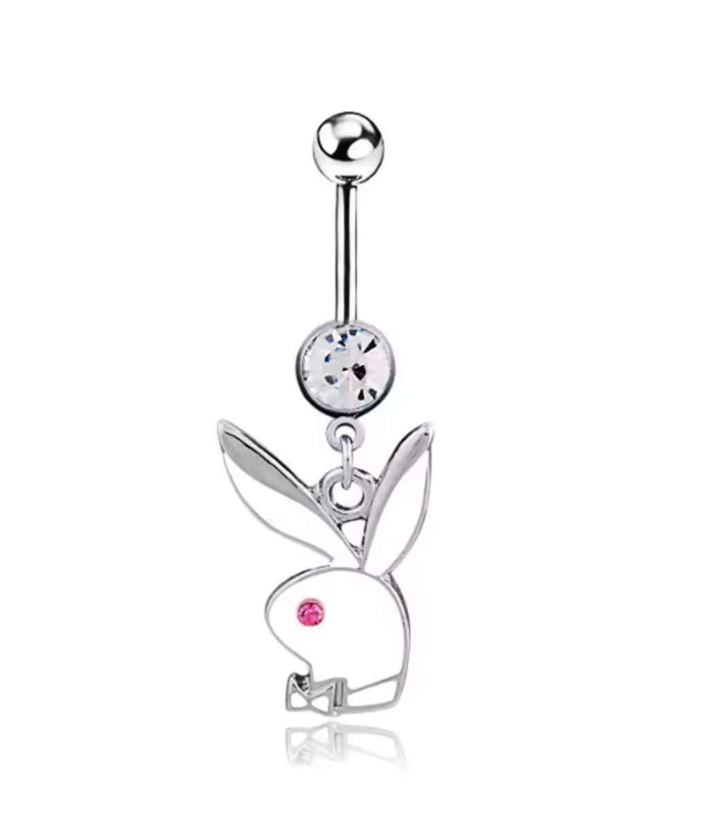 PlayBoy Bunny Belly Button Ring