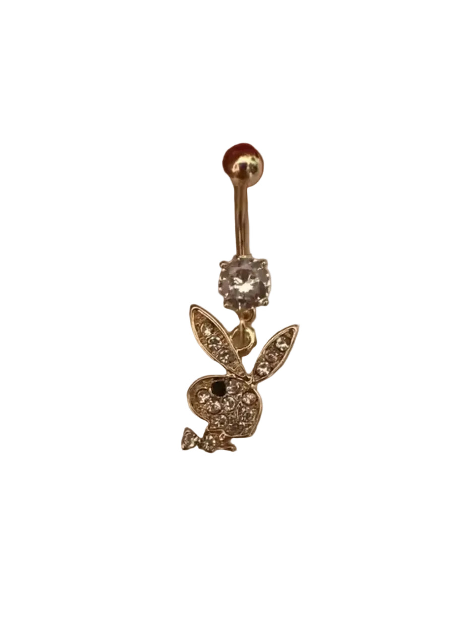 PlayBoy Bunny Belly Button Ring