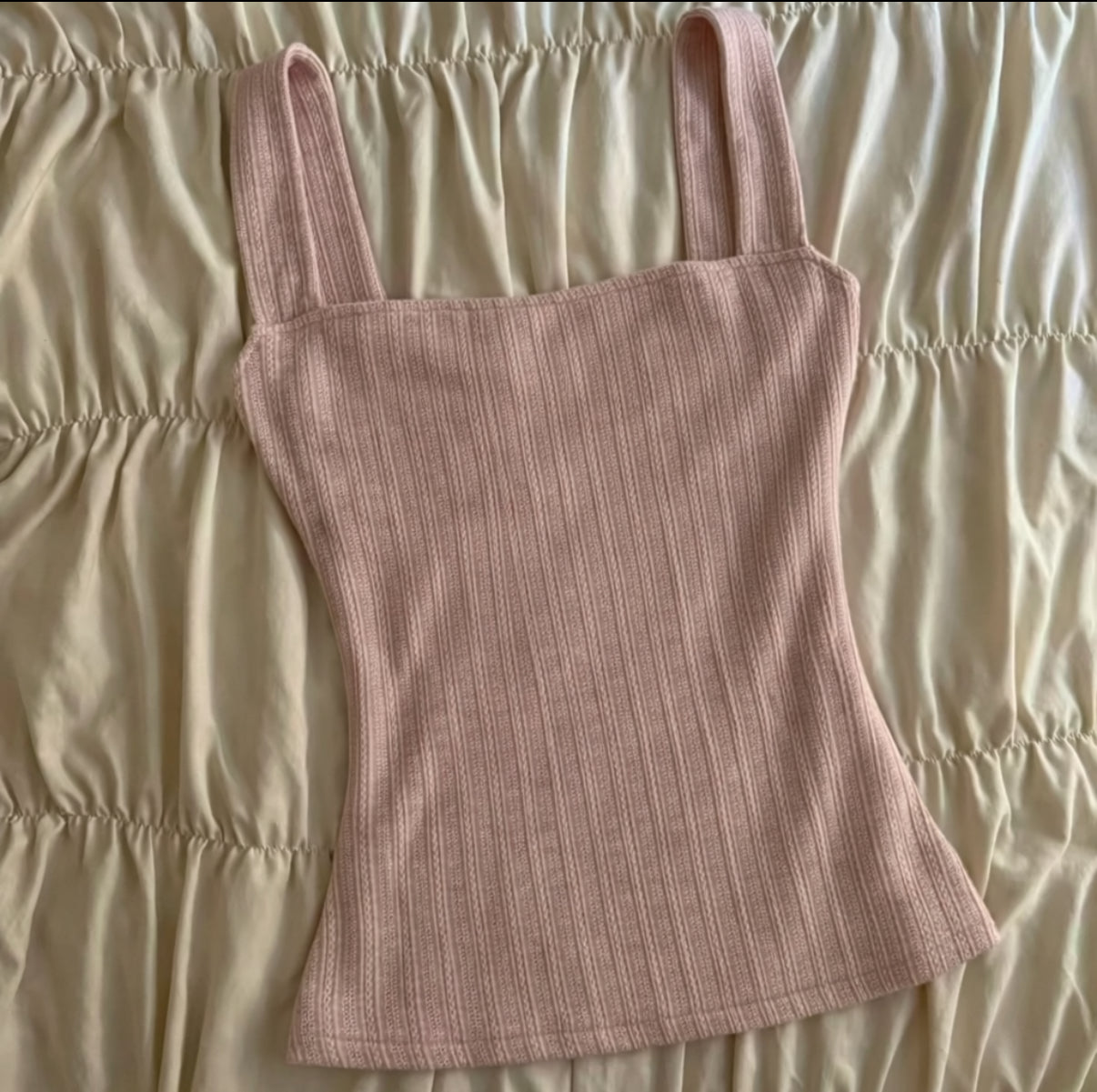 Pink Lace Corset Top With Straps